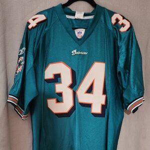 Vintage Reebok Miami Dolphins Authentic NFL Jersey #34 R. Williams